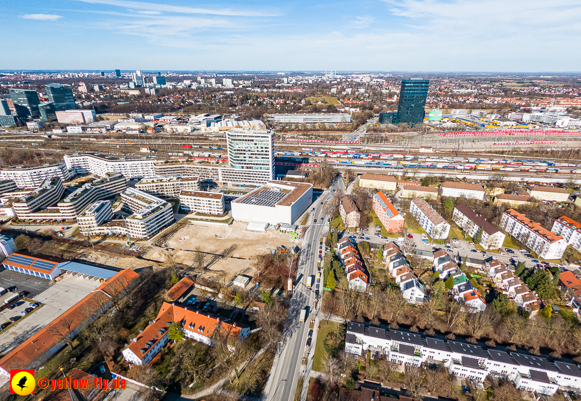 20.02.2023 - der Hachinger Bach zwischen Berg am Laim und Neuperlach